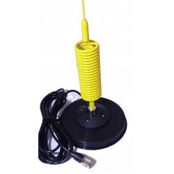Antena CB Thunderpole mini Orbitor Żółta + podstawa magnesowa Sirio 159mm